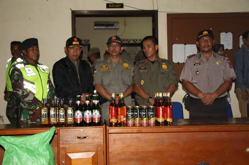 Razia Pekat Gabungan di Wilayah Kabupaten Tana Tidung